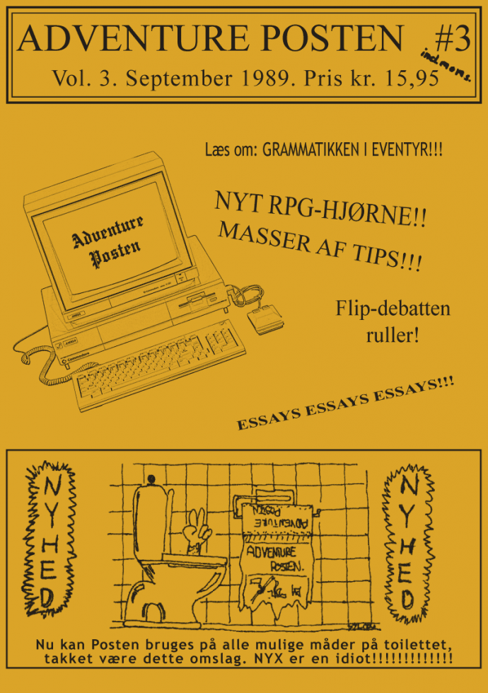 Forsiden af Vol 3, no 3 - 1989